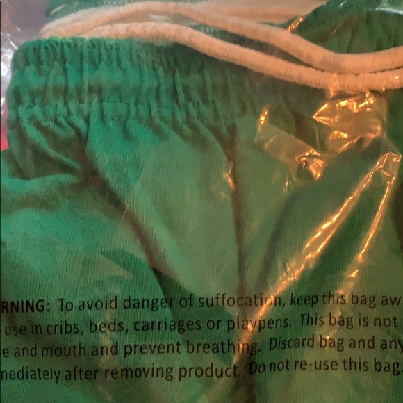 NWT American Apparel Thick Knit PE Shorts Green L - Picture 3 of 3